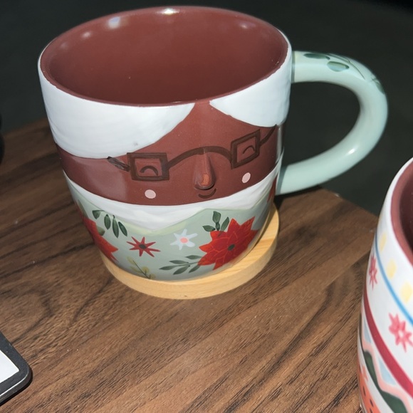 Anthropologie HTF Mug Set Fontini Tikkou MR & MRS - Picture 5 of 5